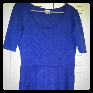 Blue Lularoe Nicole Dress