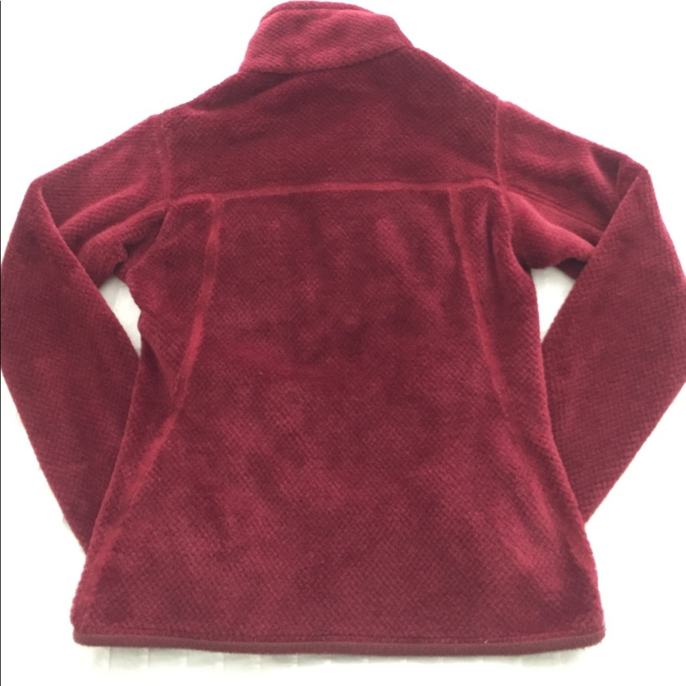 Patagonia Maroon Fleece Pullover - Picture 5 of 6