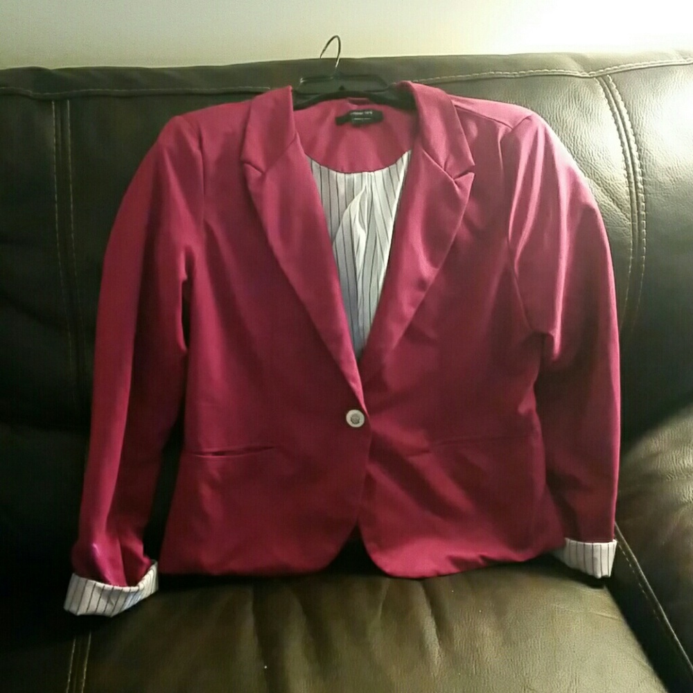 3/$25 Fuchsia Blazer