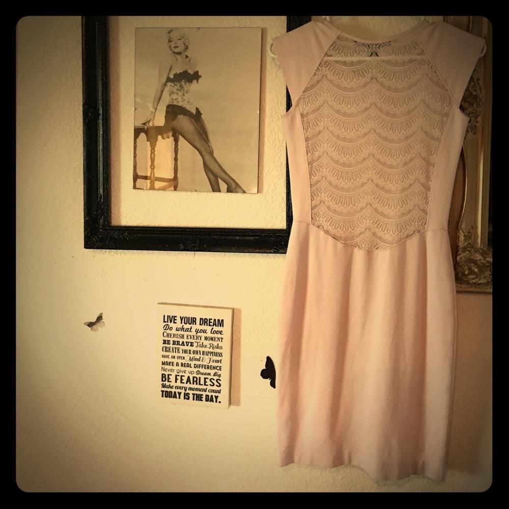 Very light Pink French Connection dress