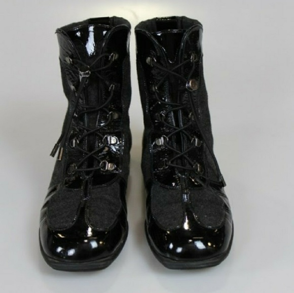 SOLD Stuart Weitzman Combat Boots - Picture 1 of 4
