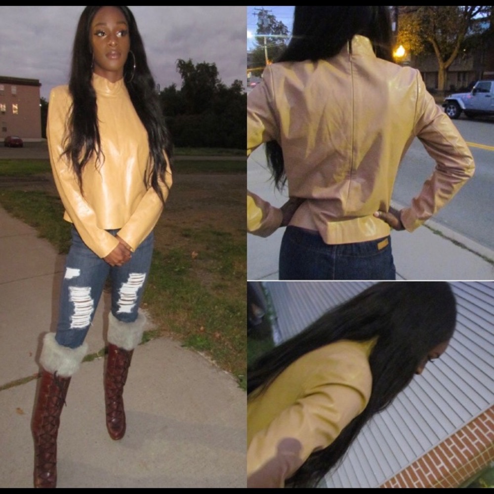 Gap 100% Leather Top