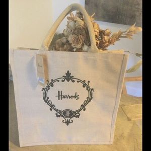 Gorgeous AUTHENTIC HARRODS TOTE! NEW!