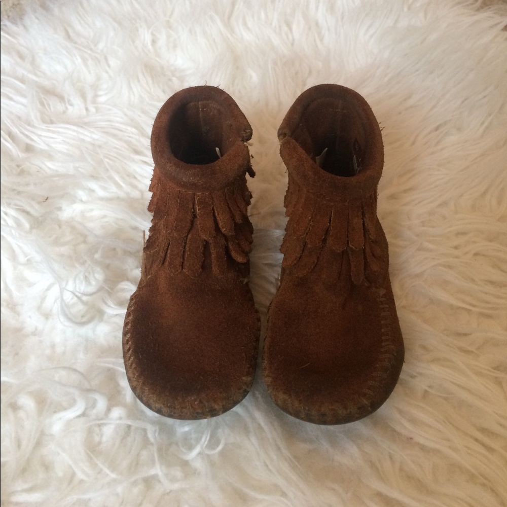 Minnetonka moccasin booties