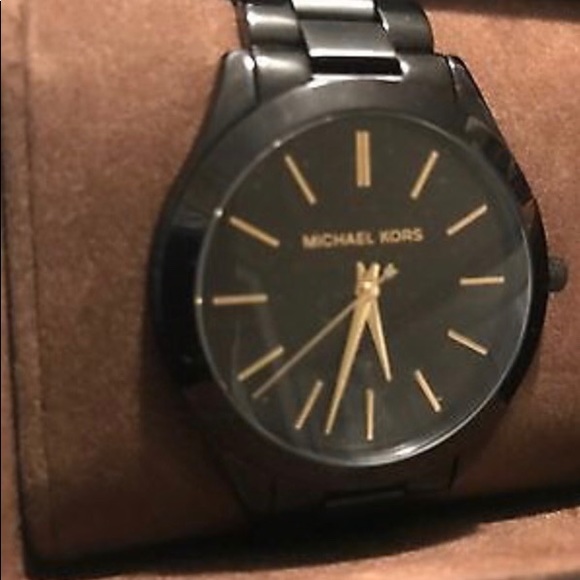 Michael Kors Black Runway Watch
