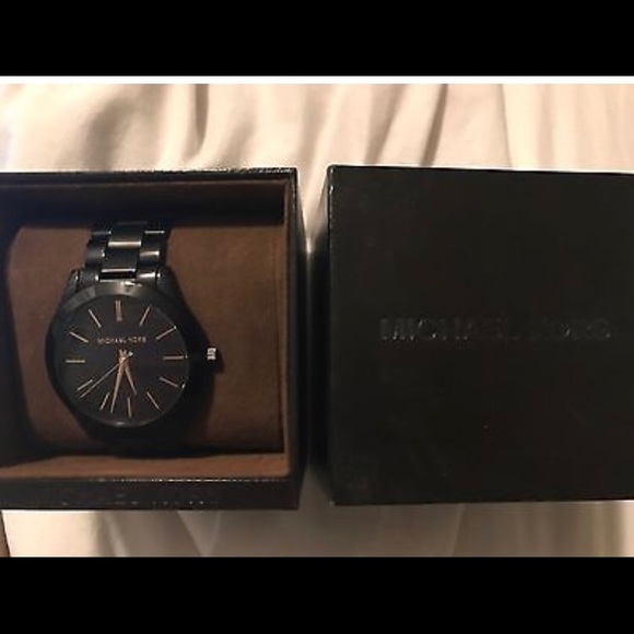 Michael Kors Black Runway Watch
