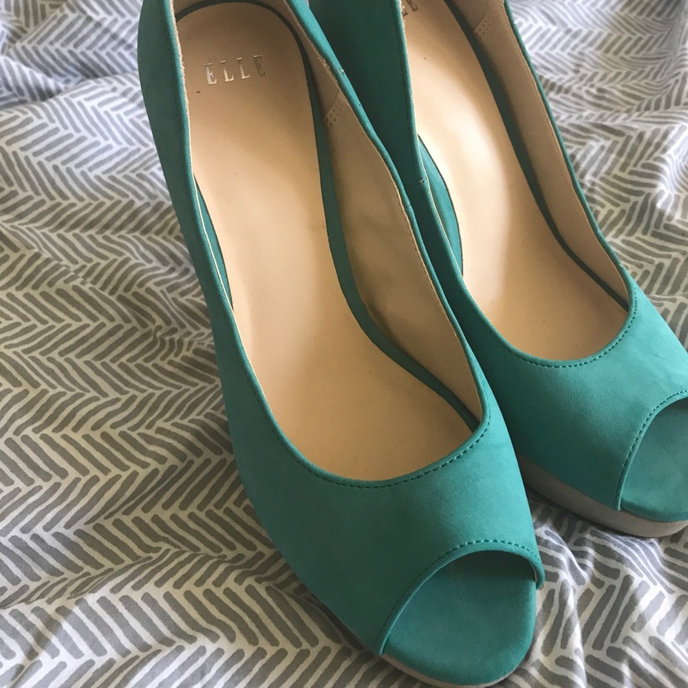 Turquoise Elle Heel