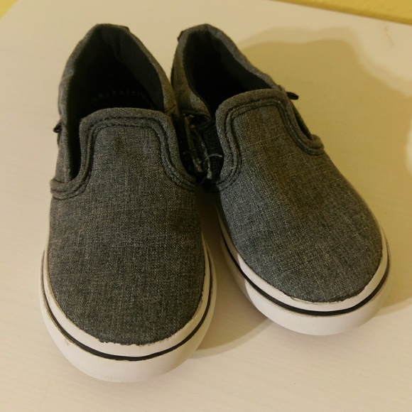charcoal vans slip ons