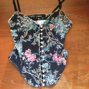 Betsy Johnson crop top/ tank