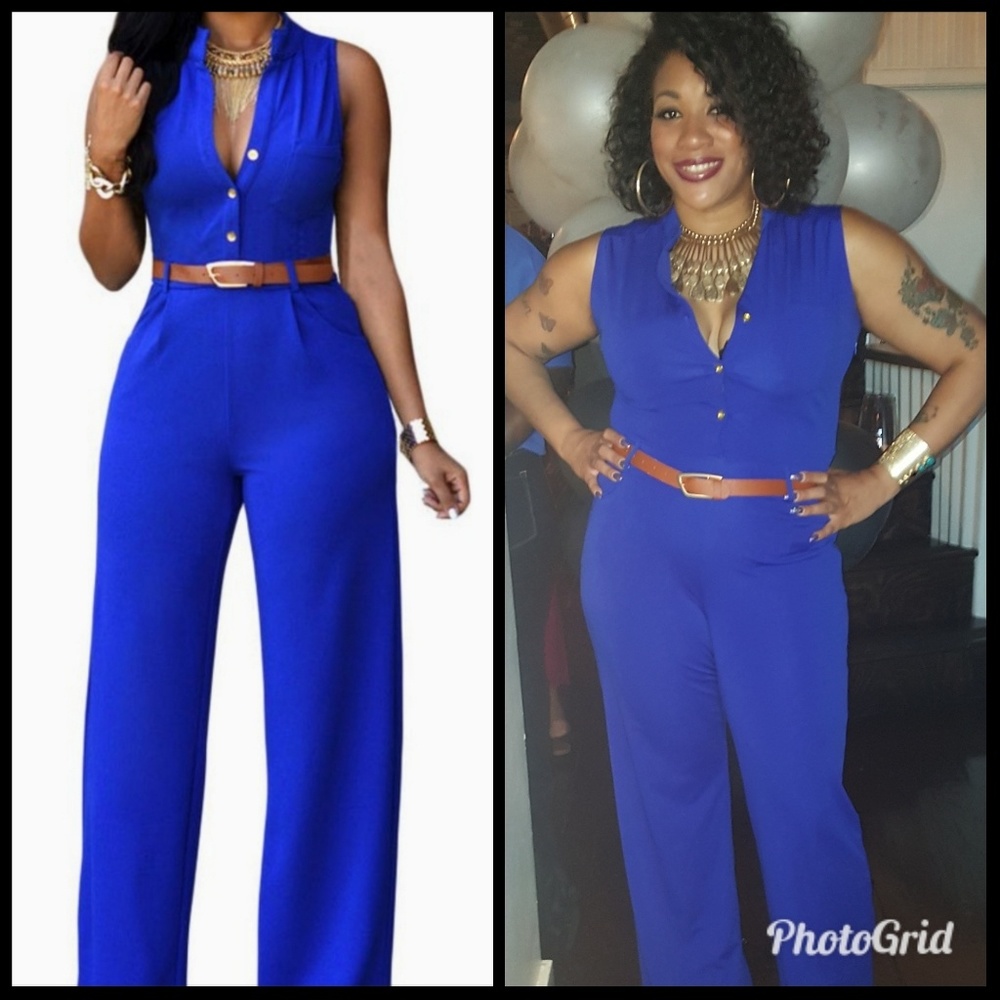 Blue Jumpsuit