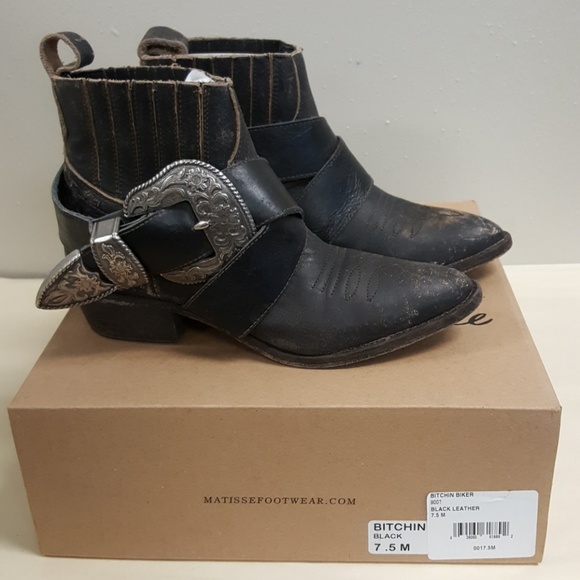 🚫SOLD🚫 Matisse Bitchin Biker Boots Free People - Picture 6 of 8