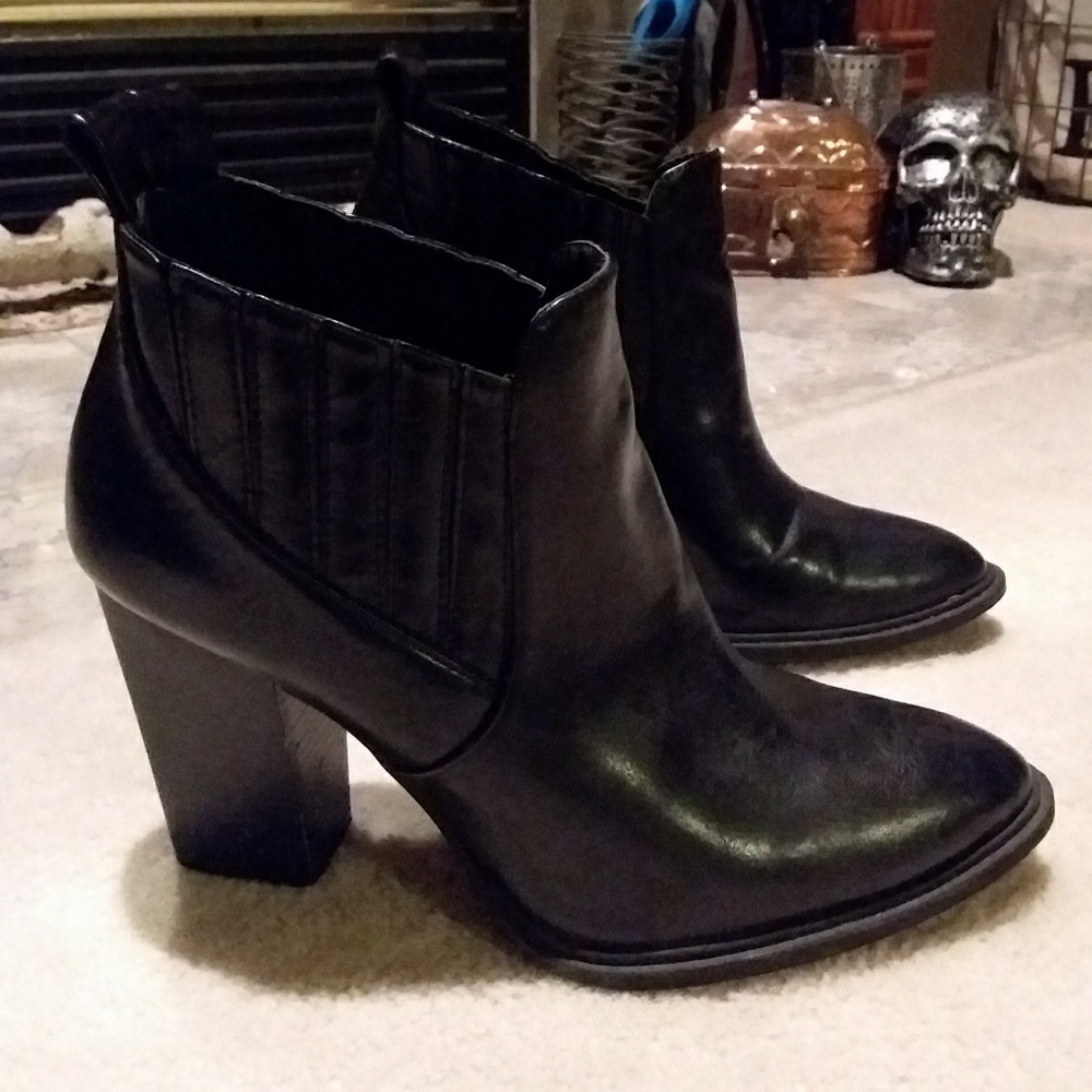 SOLD!!! Pleated Ankle Boots