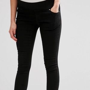 NEVER WORN! ASOS maternity black skinny jeans