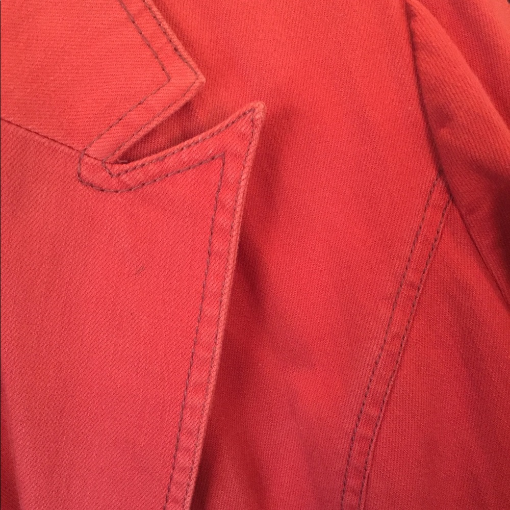 Autumn rust colored jean jacket! - Picture 3 of 5