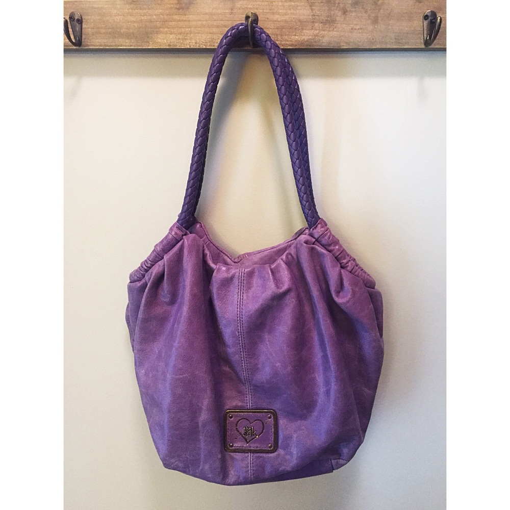 The Sak Genuine Leather Light Purple Purse