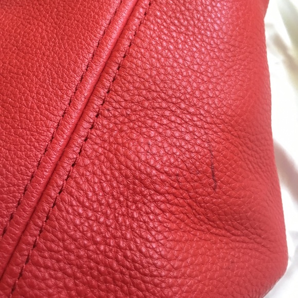 EUC Michael Kors leather deep red shoulder bag - Picture 6 of 8