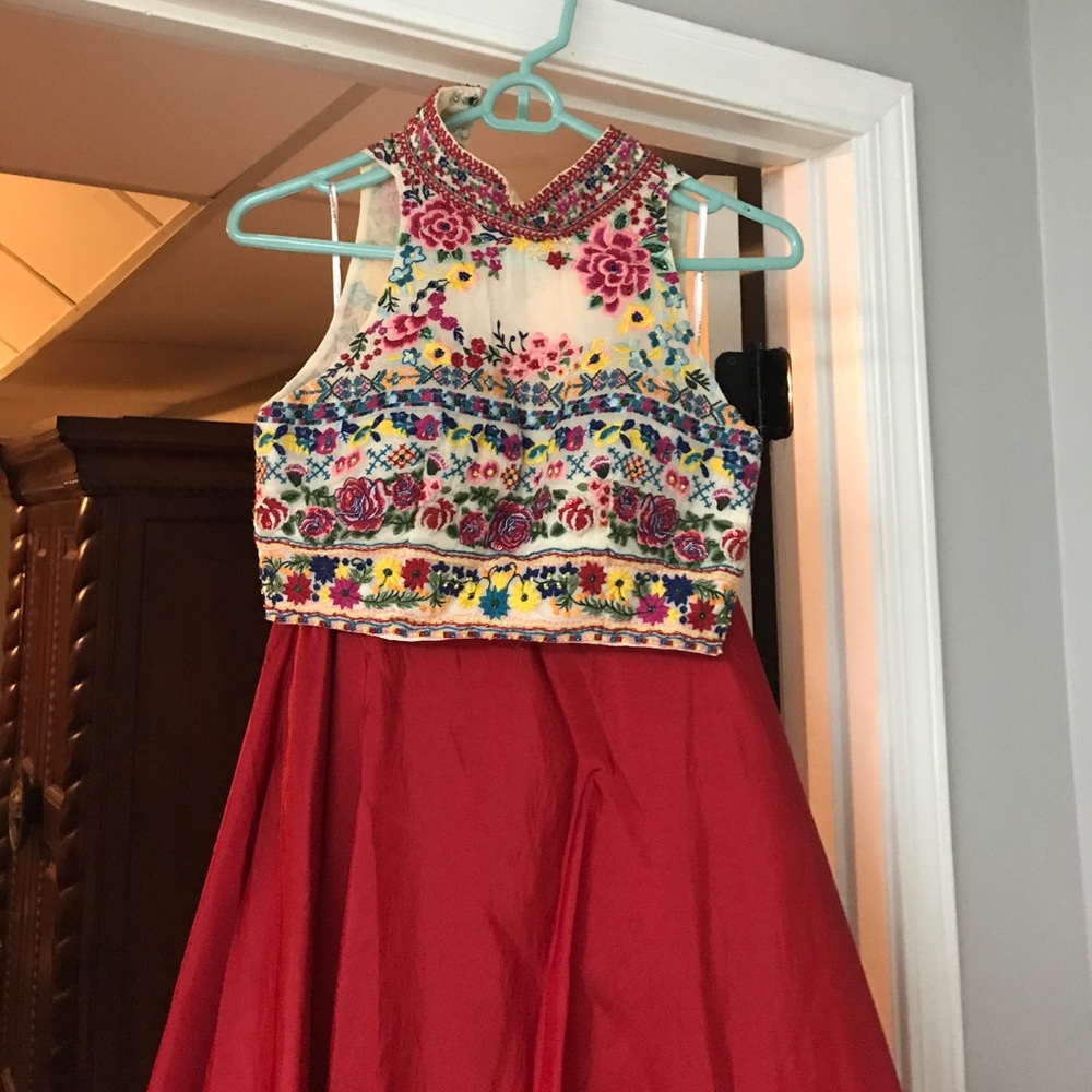 Prom red dress