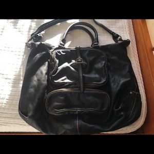 Vintage JCrew Collection leather travel bag