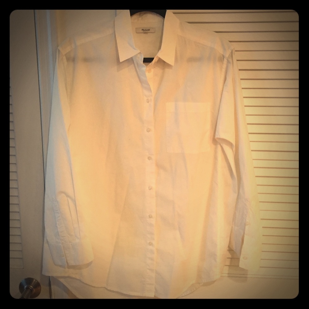 Madewell boyfriend shirt
