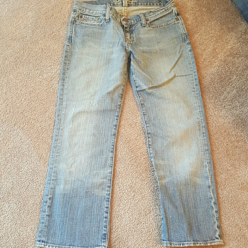 A&f cropped jeans