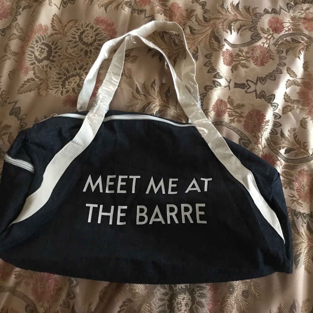 Fit fab fun demin gym bag!