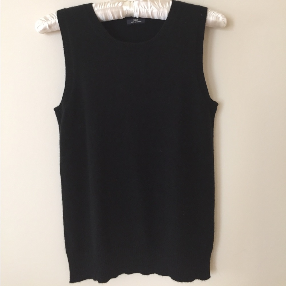 J CREW - Black Cashmere Tank - JCrew