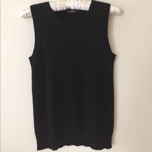 J CREW - Black Cashmere Tank - JCrew
