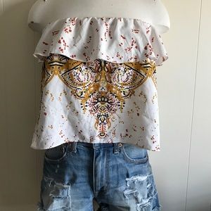 Printed Free People Top