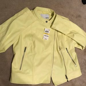 New With Tags Faux Leather Jacket. Bar III.