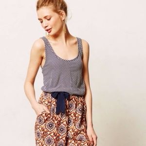 Anthropologie Lilka Thebe Romper in Brown Size M