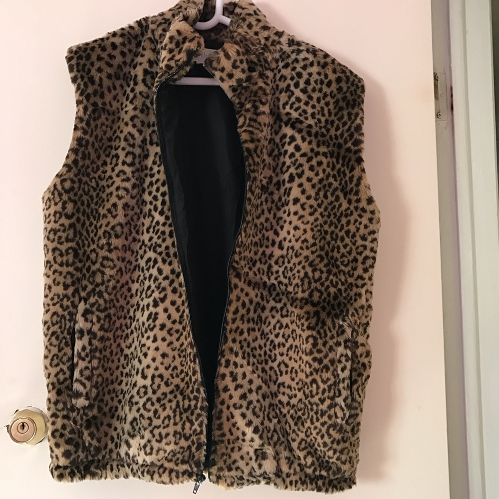 Leopard Print Vest