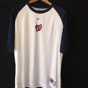Nike Washington Nationals Warmup Jersey Shirt