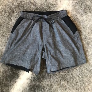 Lululemon short with built in compression shorts