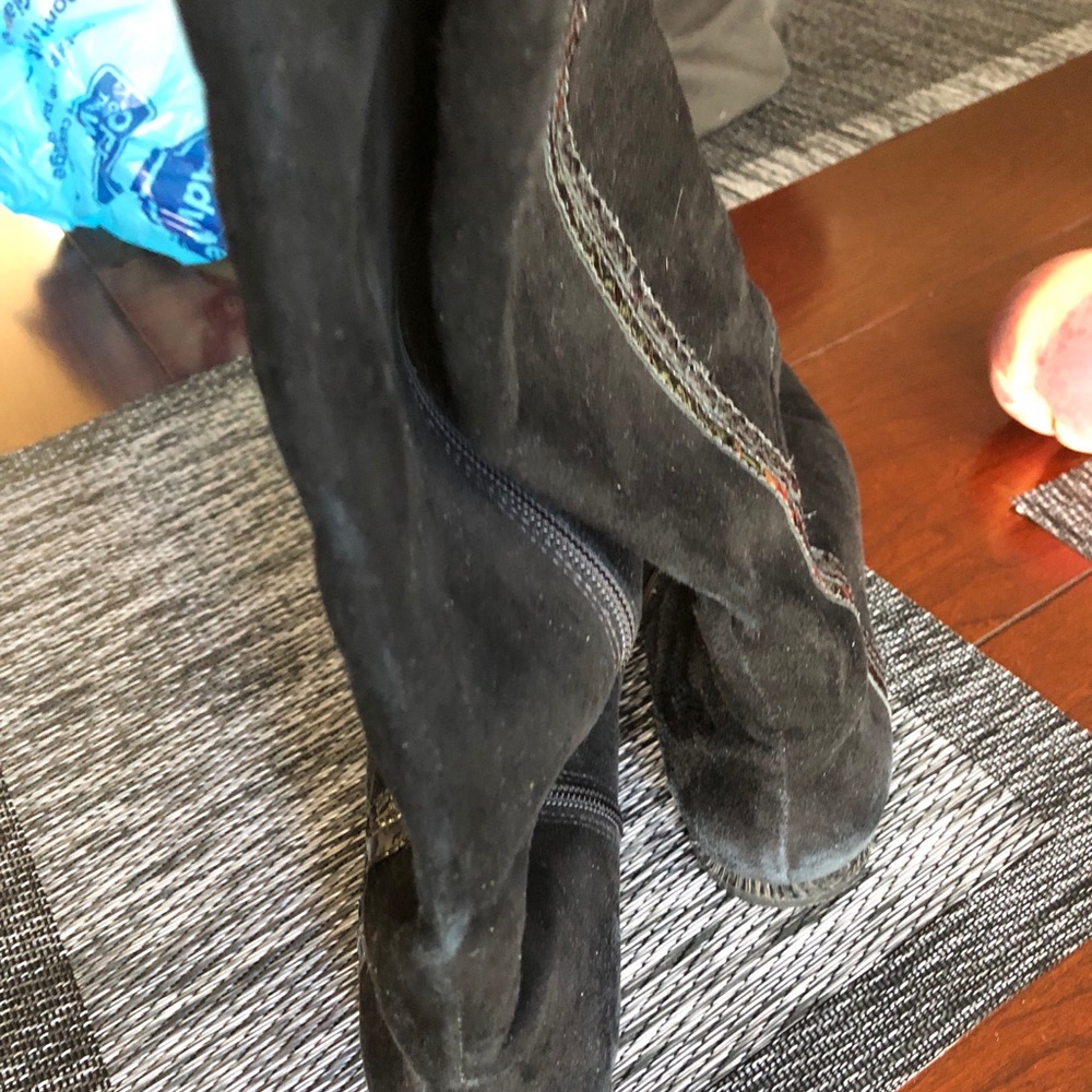 Tory Burch black boots Authentic