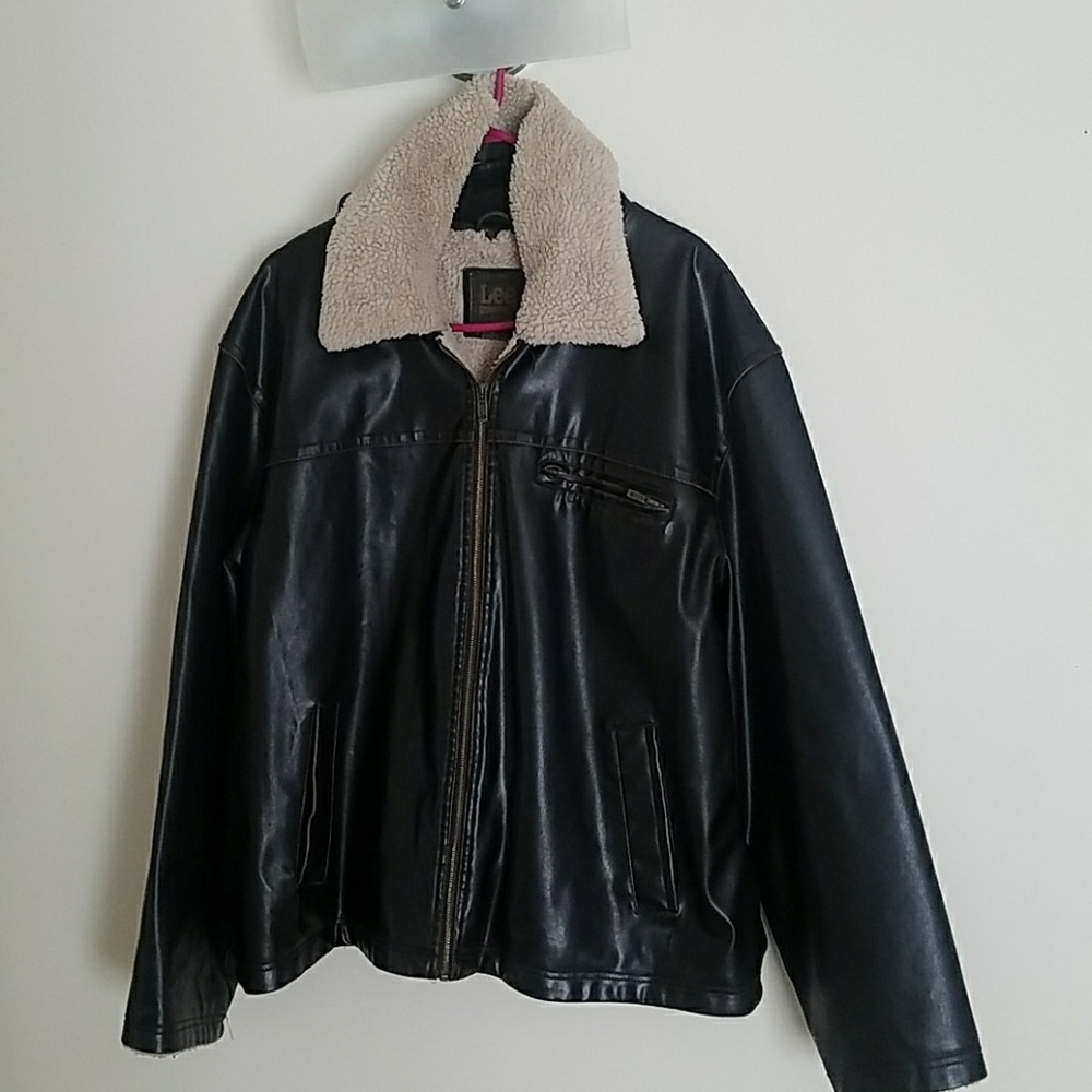 jacket brown (xl) leather like Lee