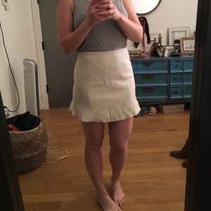Madewell ivory skirt