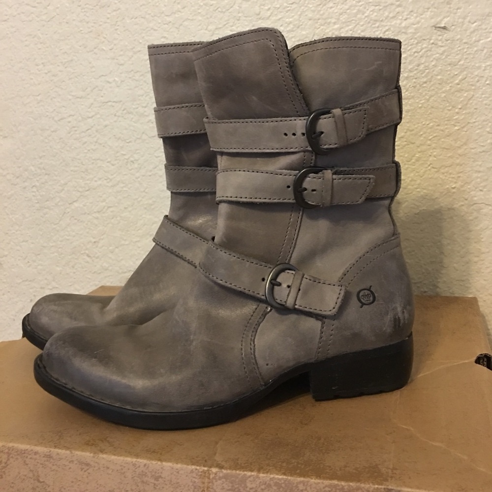 Grey Marietta Born Boots