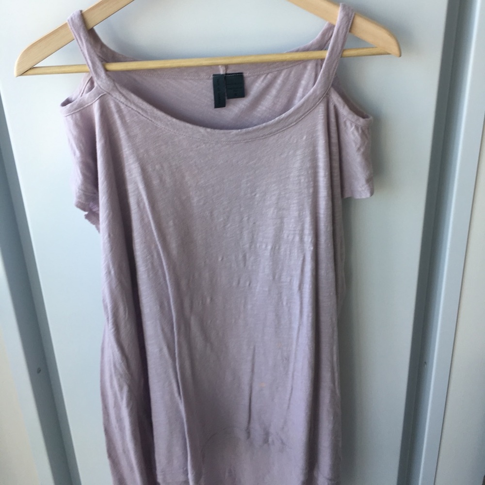 Anthropologie off the shoulder tee