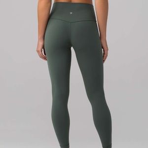 Lululemon dark forest (4) align pant NWT