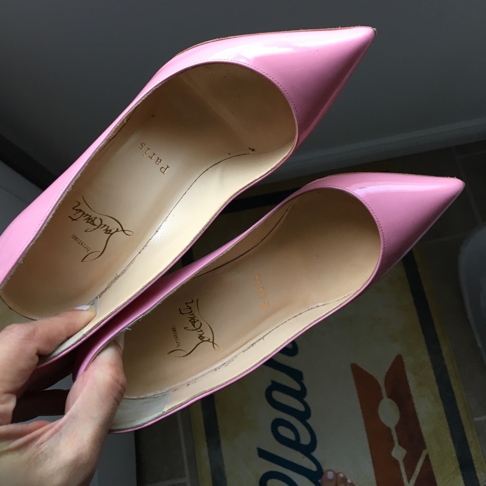 Pink louboutins