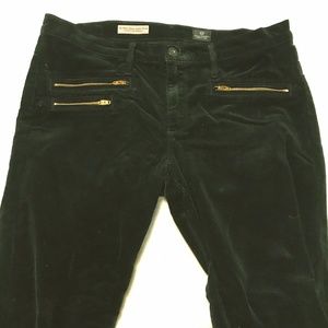 AG Moto Stevie Ankle Slim Straight Corduroy