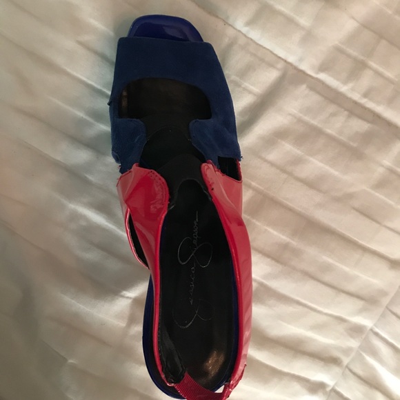 Color block heels - Picture 3 of 4