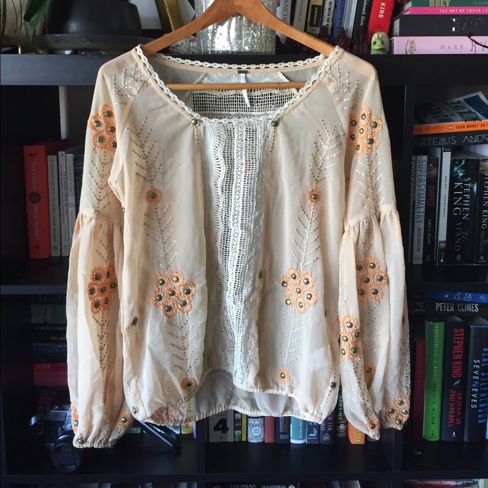Free people peasant blouse