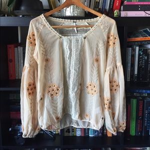 Free people peasant blouse