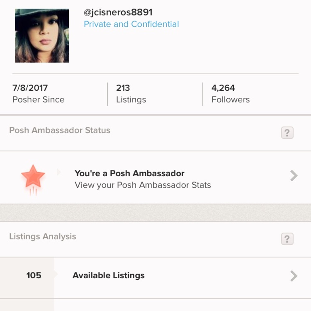 I’m a posh ambassador ♥️