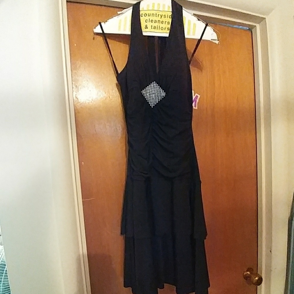 Party Dress...halter style...black