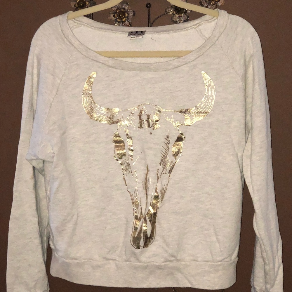 Haute Hippie Lightweight Sweatshirt/Long-sleeve