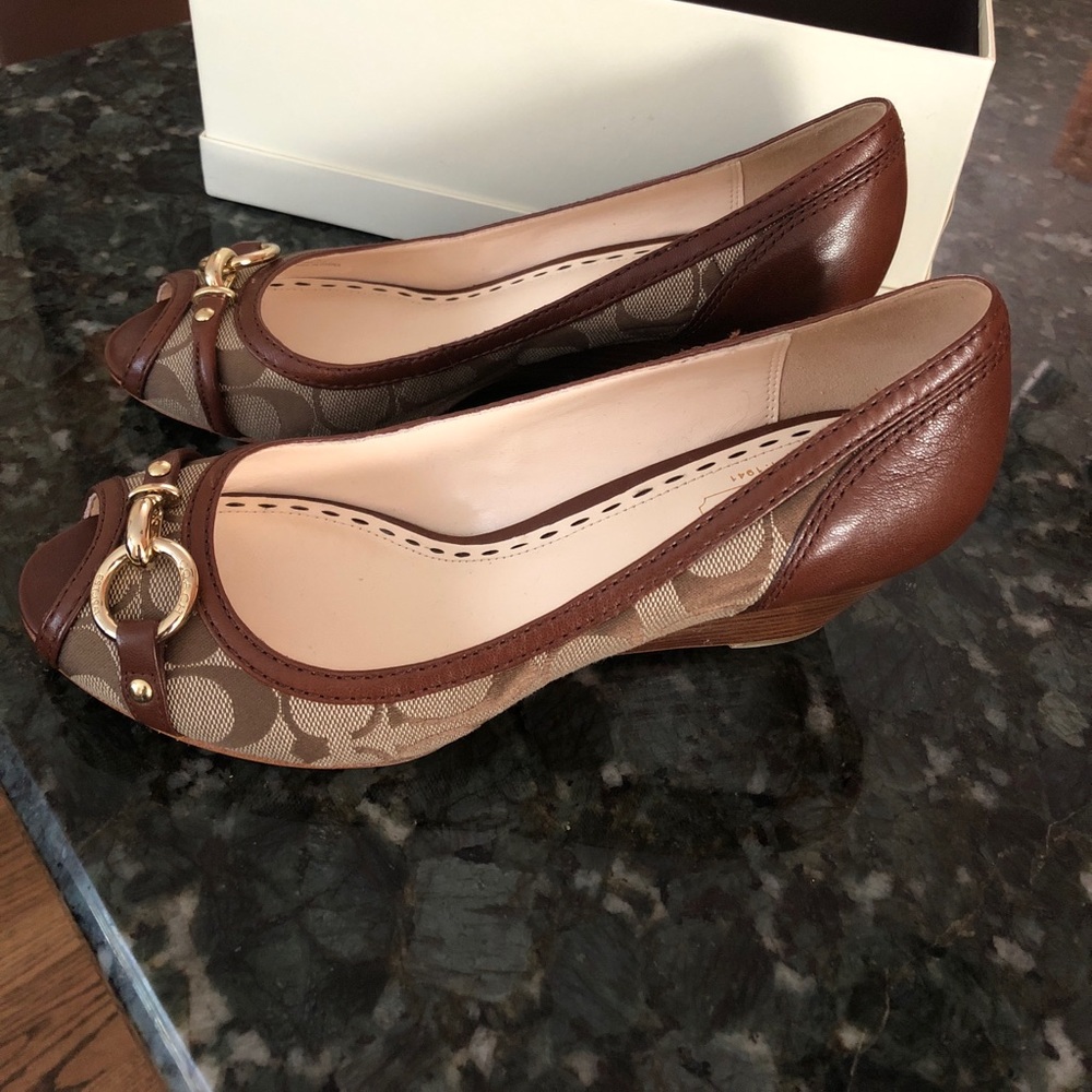 Coach wedges