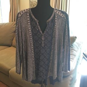 Lucky Brand Long Sleeve Tunic