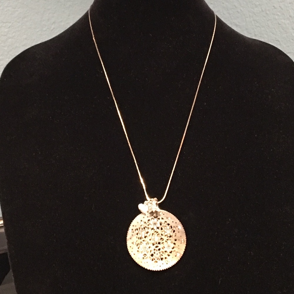 Long Necklace Silver